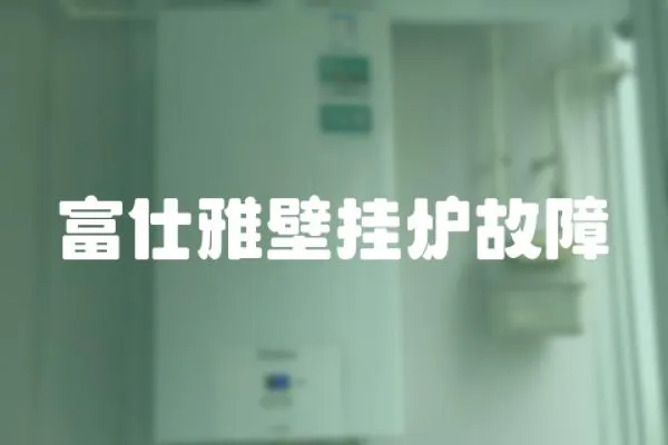 富仕雅壁掛爐故障