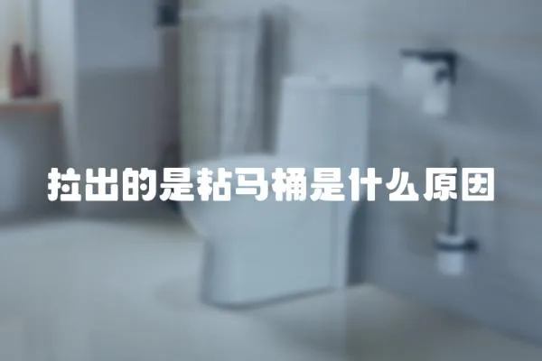 拉出的是粘馬桶是什么原因
