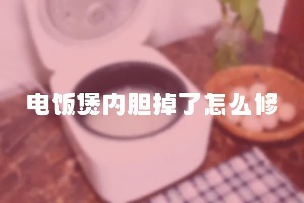 電飯煲內(nèi)膽掉了怎么修