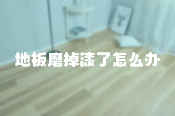 地板磨掉漆了怎么辦
