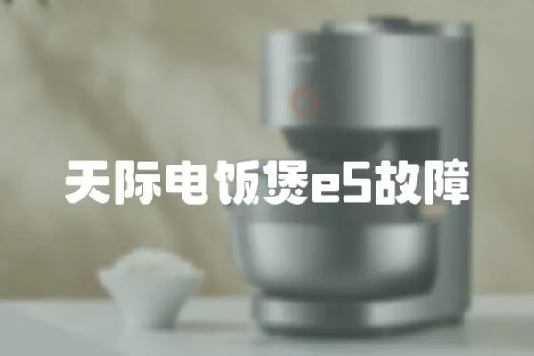 天際電飯煲e5故障