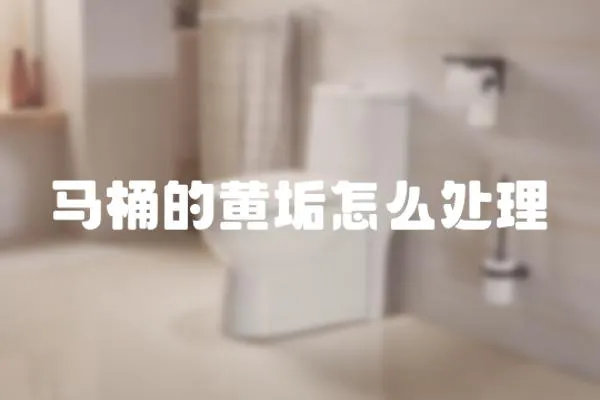 馬桶的黃垢怎么處理
