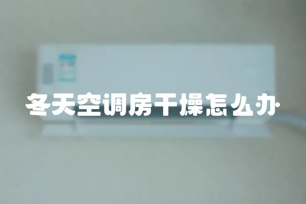 冬天空調房干燥怎么辦