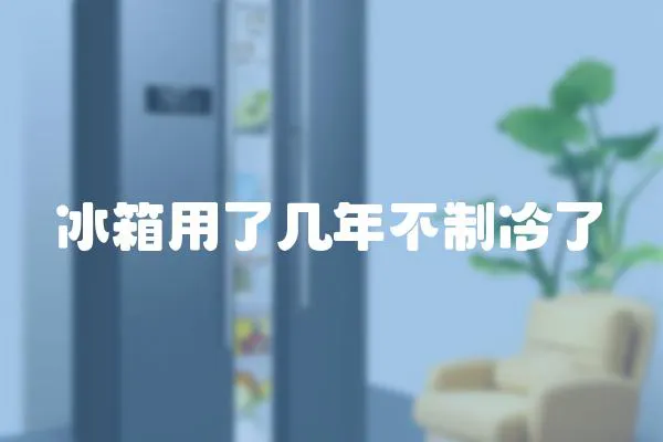 冰箱用了幾年不制冷了