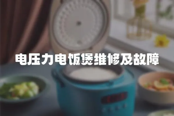 電壓力電飯煲維修及故障
