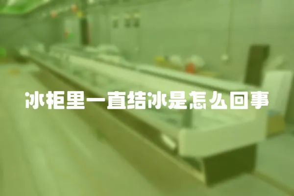 冰柜里一直結冰是怎么回事