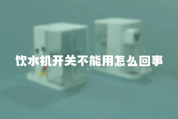 飲水機(jī)開關(guān)不能用怎么回事