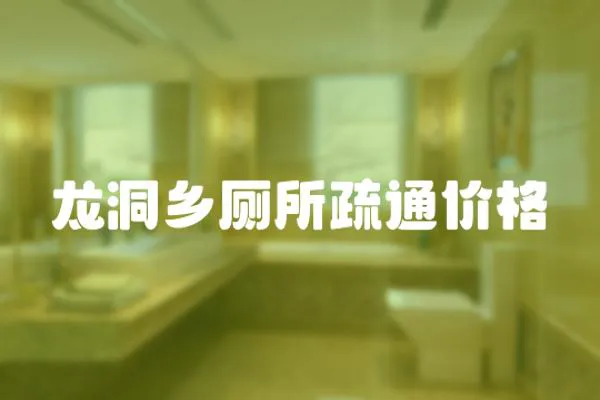 龍洞鄉廁所疏通價格