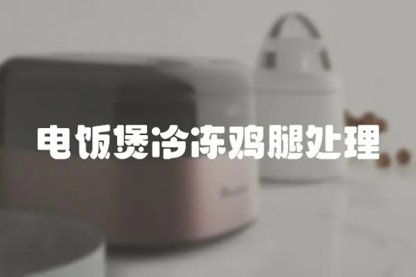 電飯煲冷凍雞腿處理