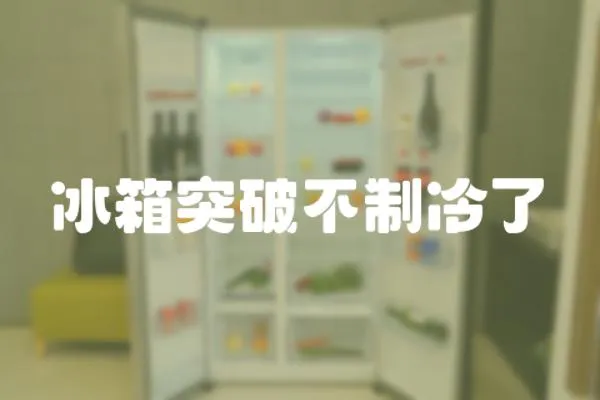 冰箱突破不制冷了