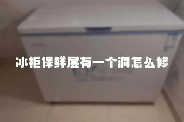 冰柜保鮮層有一個洞怎么修