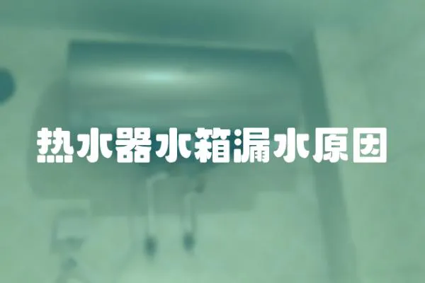 熱水器水箱漏水原因