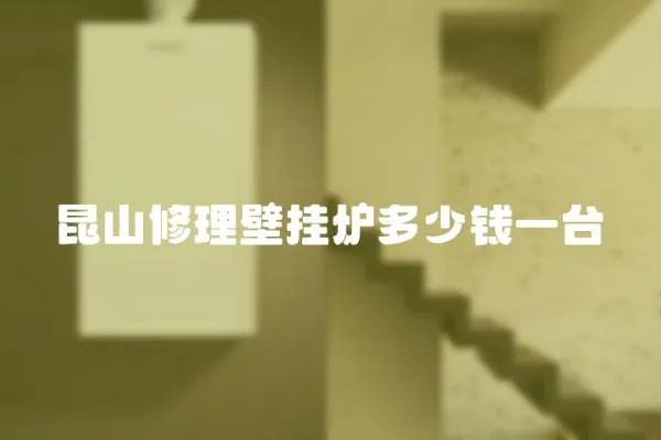 昆山修理壁掛爐多少錢一臺