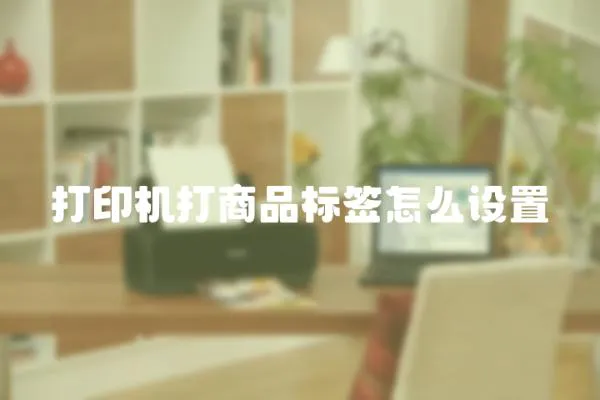 打印機打商品標簽怎么設置