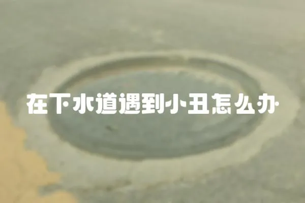 在下水道遇到小丑怎么辦