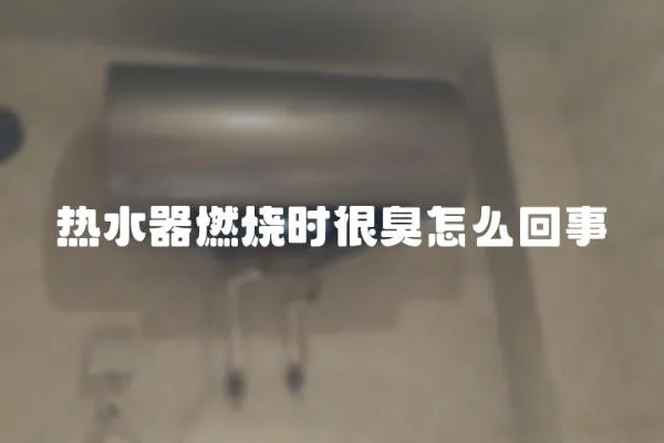 熱水器燃燒時很臭怎么回事