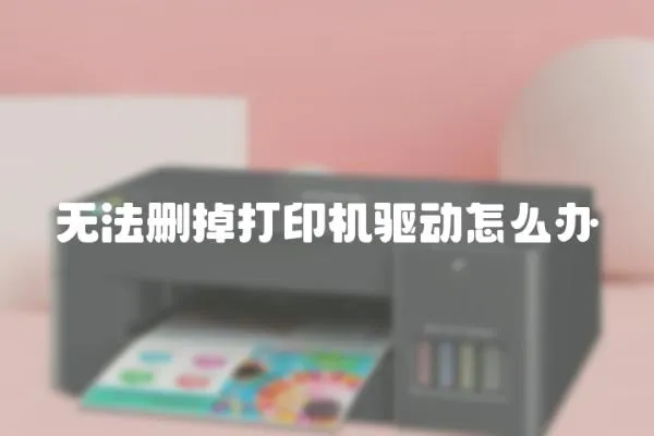 無法刪掉打印機驅動怎么辦