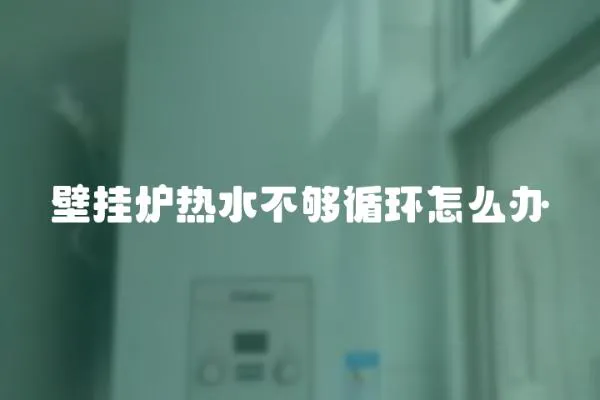壁掛爐熱水不夠循環怎么辦