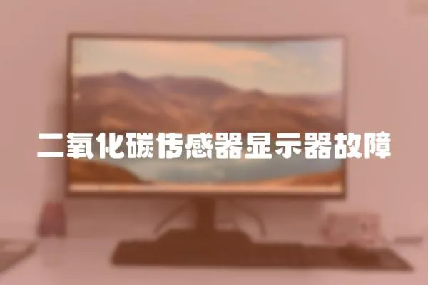 二氧化碳傳感器顯示器故障