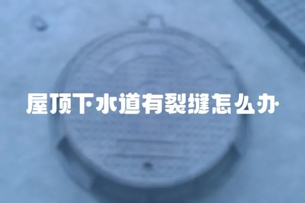 屋頂下水道有裂縫怎么辦