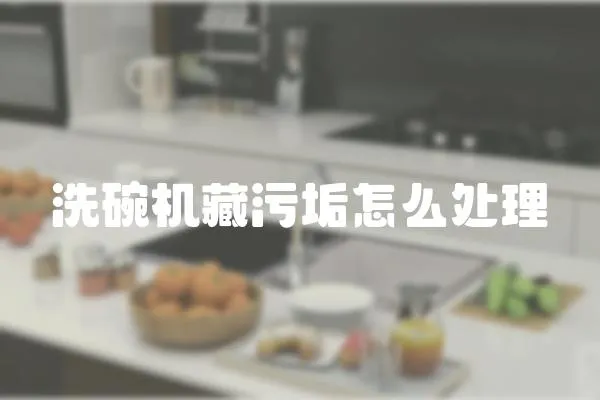 洗碗機藏污垢怎么處理