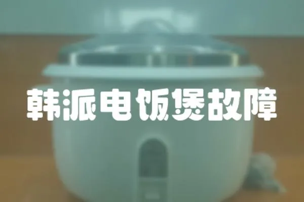 韓派電飯煲故障