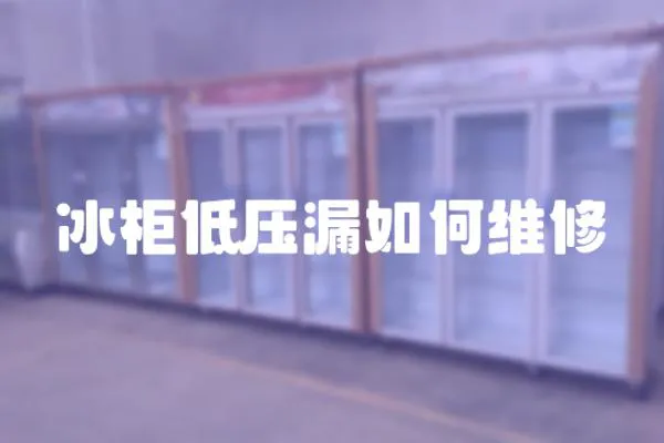冰柜低壓漏如何維修