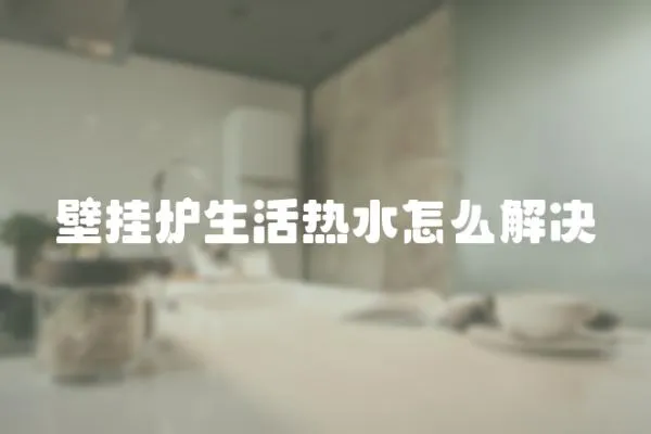 壁掛爐生活熱水怎么解決