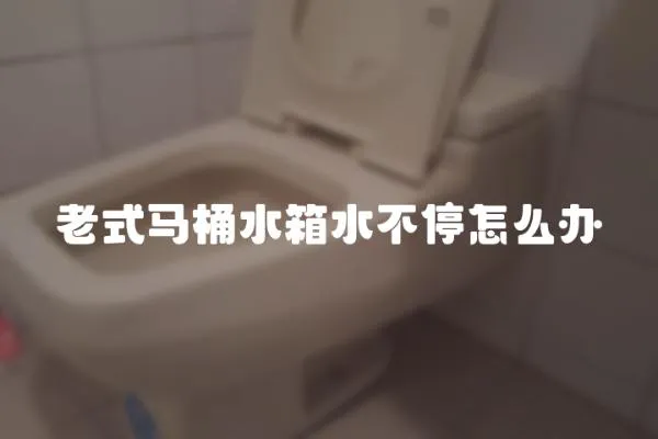 老式馬桶水箱水不停怎么辦