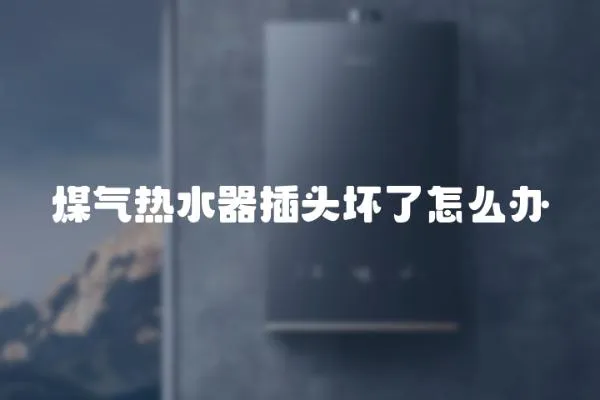 煤氣熱水器插頭壞了怎么辦