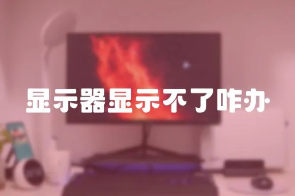 顯示器顯示不了咋辦