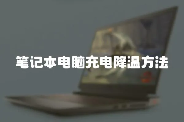 筆記本電腦充電降溫方法