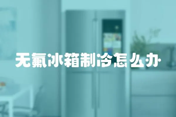 無氟冰箱制冷怎么辦