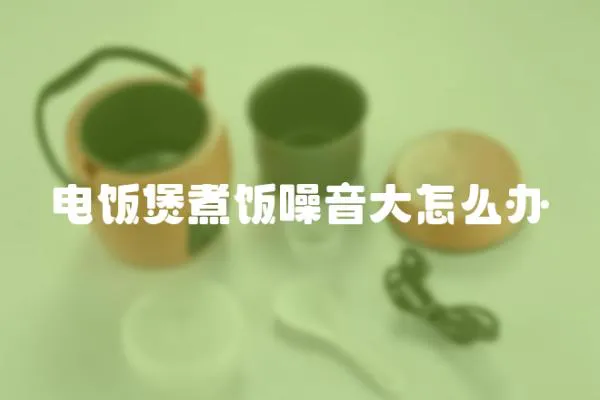 電飯煲煮飯噪音大怎么辦