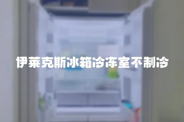 伊萊克斯冰箱冷凍室不制冷