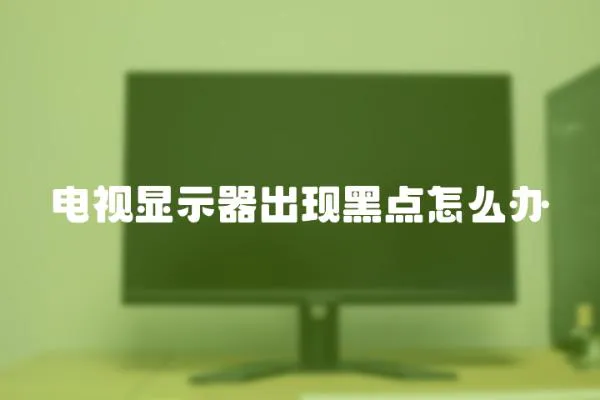 電視顯示器出現(xiàn)黑點(diǎn)怎么辦