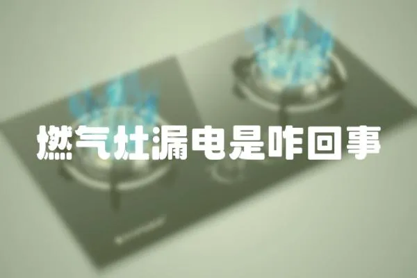 燃氣灶漏電是咋回事