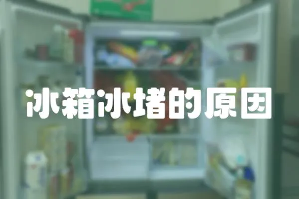 冰箱冰堵的原因