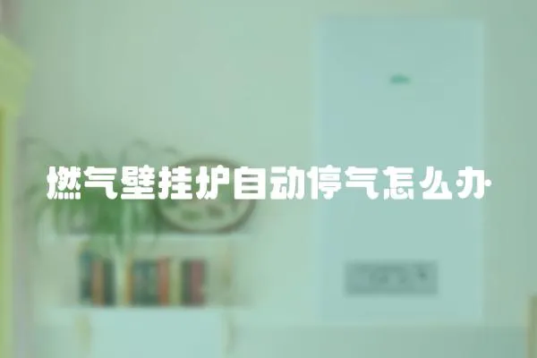 燃?xì)獗趻鞝t自動(dòng)停氣怎么辦