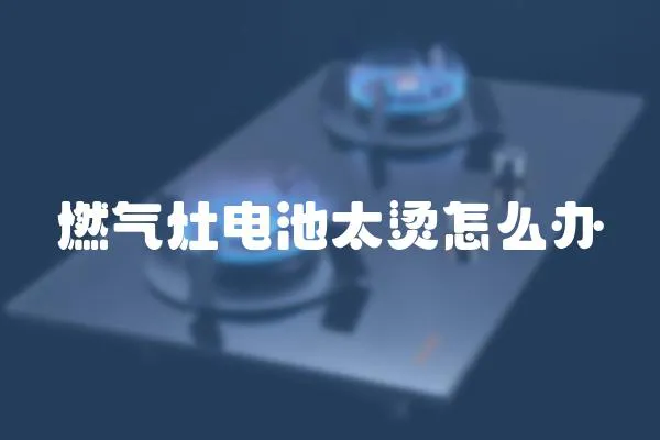 燃?xì)庠铍姵靥珷C怎么辦