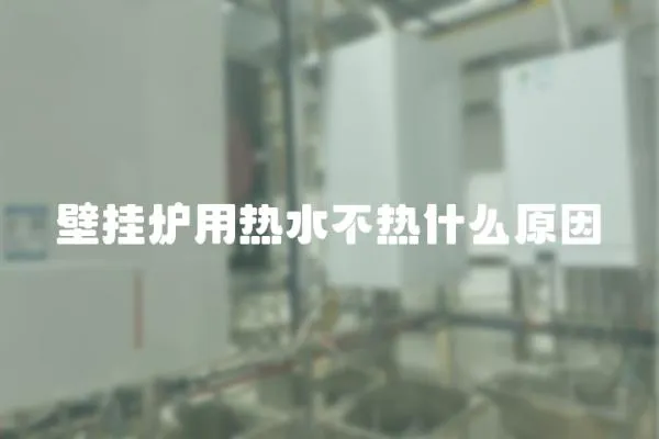 壁掛爐用熱水不熱什么原因