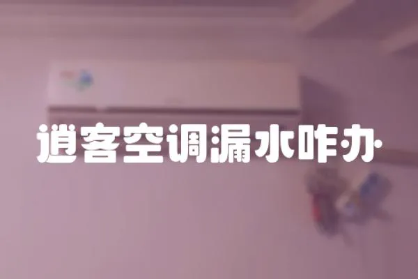 逍客空調漏水咋辦