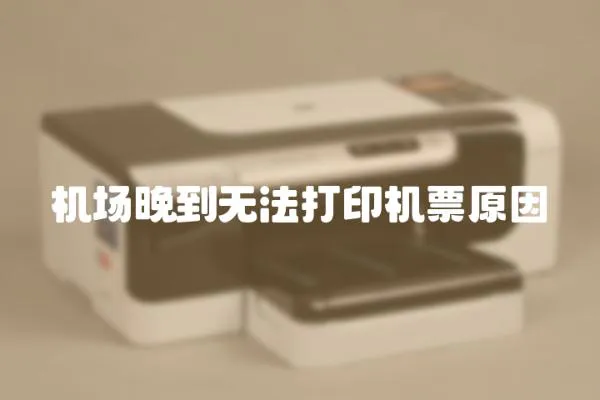 機場晚到無法打印機票原因