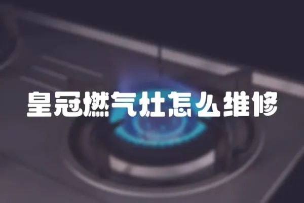 皇冠燃?xì)庠钤趺淳S修