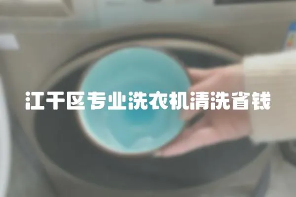 江干區專業洗衣機清洗省錢