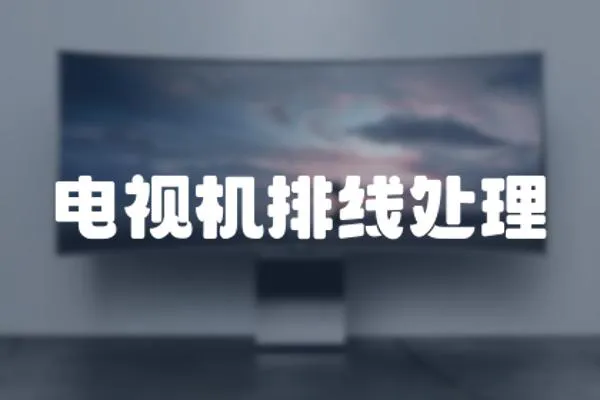 電視機排線處理