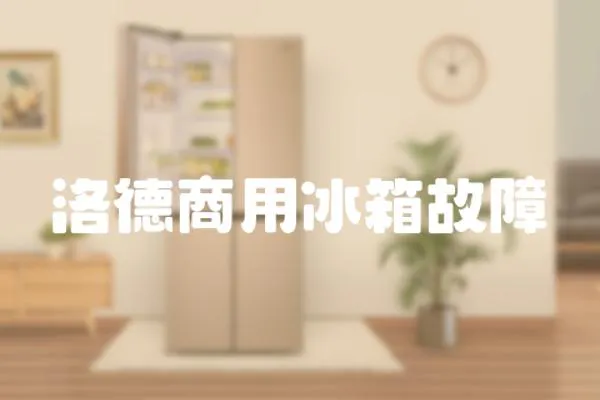 洛德商用冰箱故障
