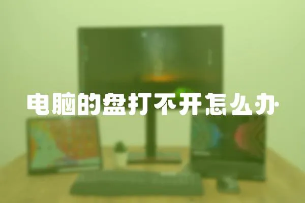 電腦的盤打不開怎么辦