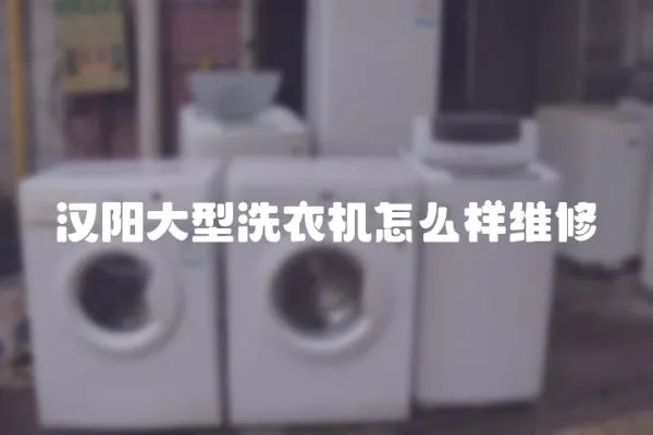 漢陽大型洗衣機怎么樣維修