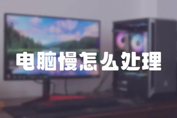 電腦慢怎么處理